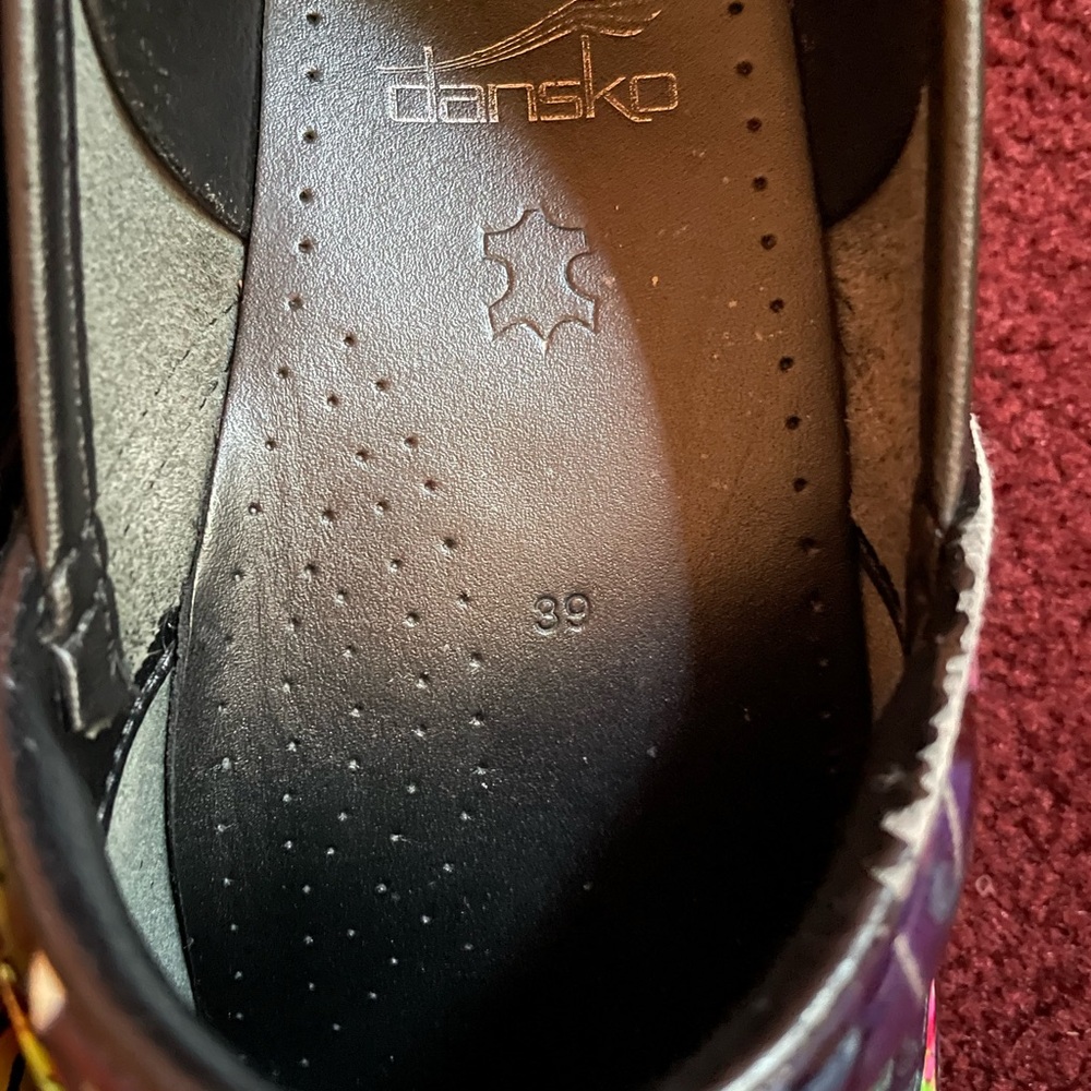 Dansko Multicolor Patterned Clogs - Picture 5 of 8